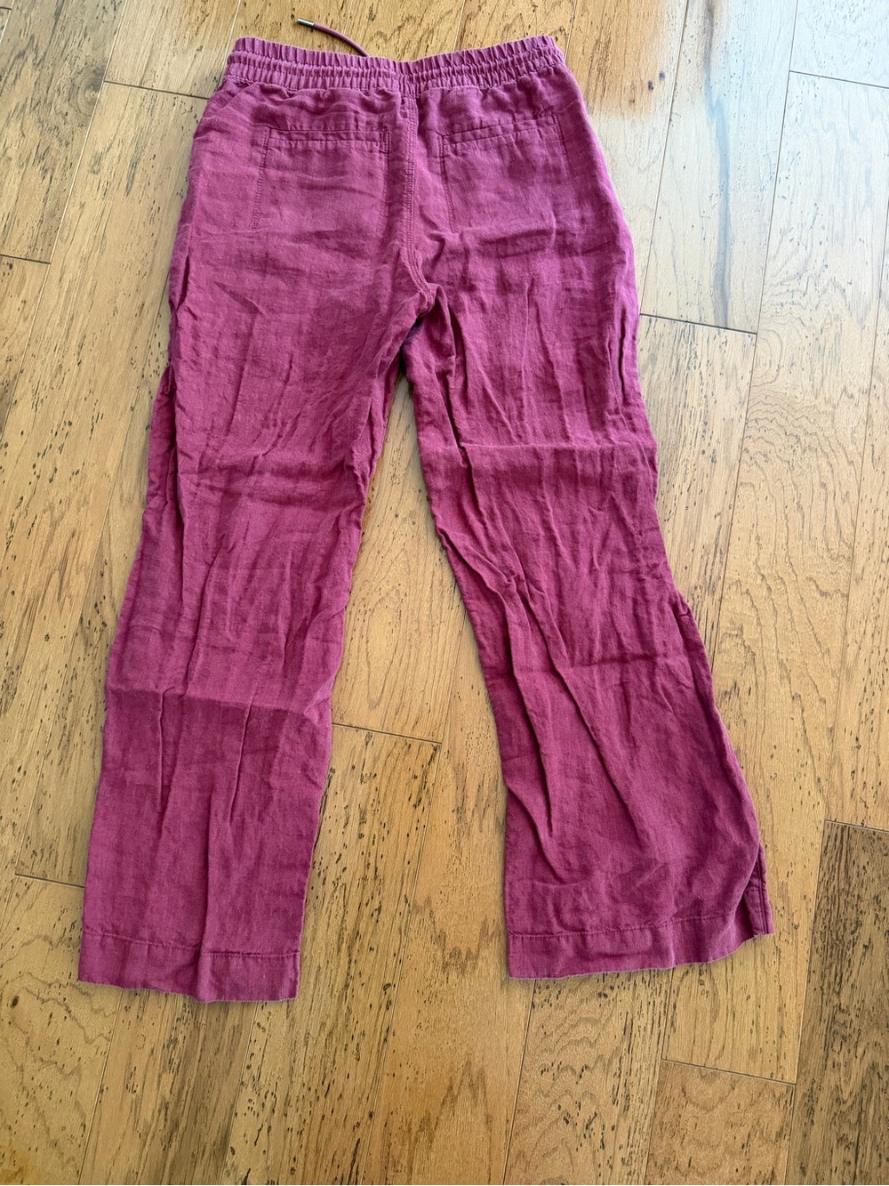 Athleta Raspberry Drawstring Wide-Leg Pants - Picture 3 of 7